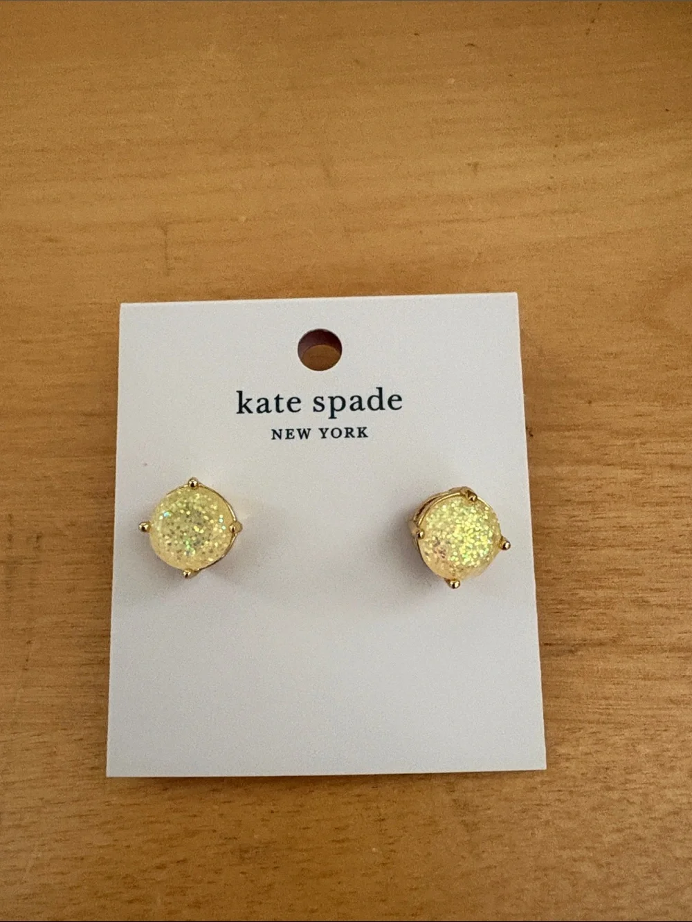kate spade Yellow-Gold Iridescent Stud Earrings